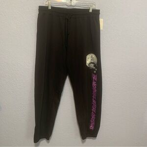 The Nightmare Before Christmas Black Cotton Blend Sweatpants